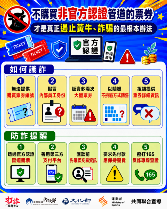 「防制黃牛票詐騙」